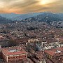 A late afternoon panoramic sweep across Bologna, looking west.